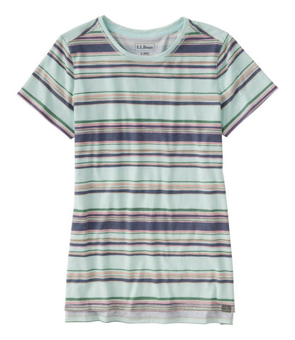 Women's Everyday SunSmart® Tee, Short-Sleeve Stripe L.L.Bean Value