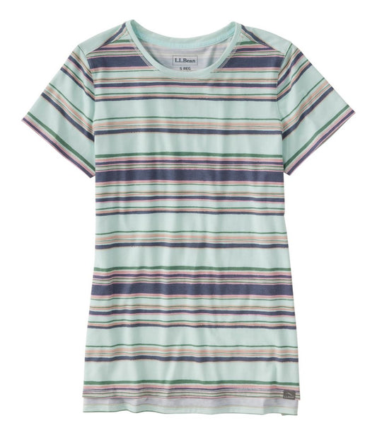 Women's Everyday SunSmart® Tee, Short-Sleeve Stripe L.L.Bean Value