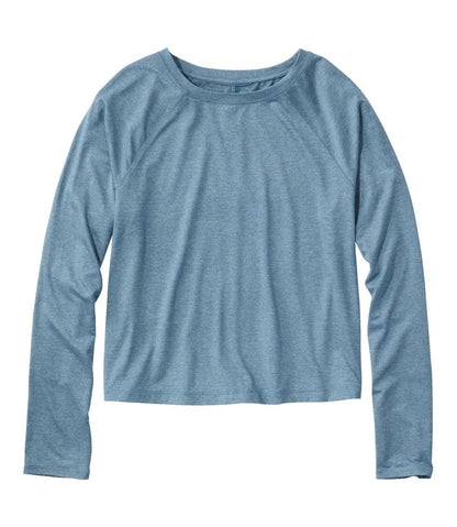 Women's Movement Essential Tee, Long-Sleeve Cropped L.L.Bean Top Pick