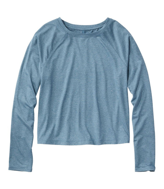 Women's Movement Essential Tee, Long-Sleeve Cropped L.L.Bean Top Pick