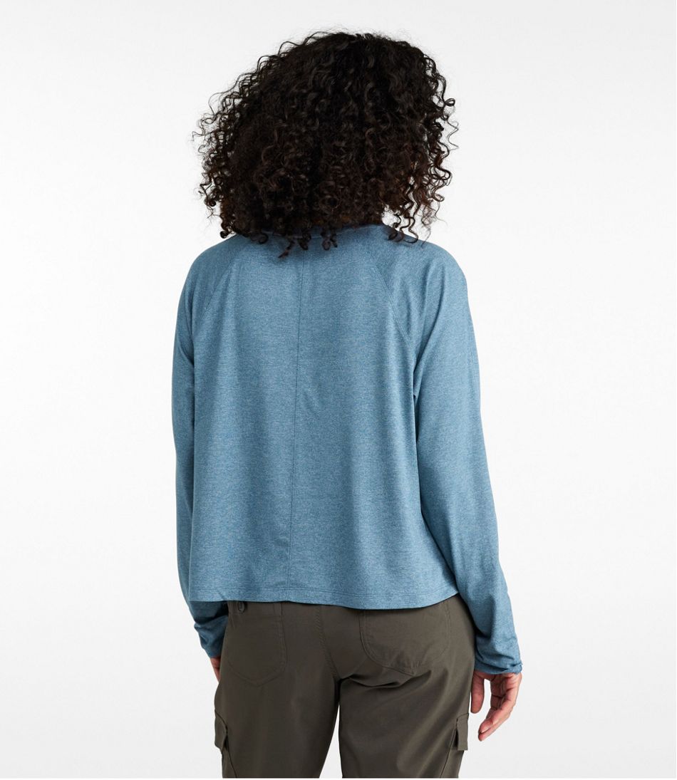 Women's Movement Essential Tee, Long-Sleeve Cropped L.L.Bean Top Pick