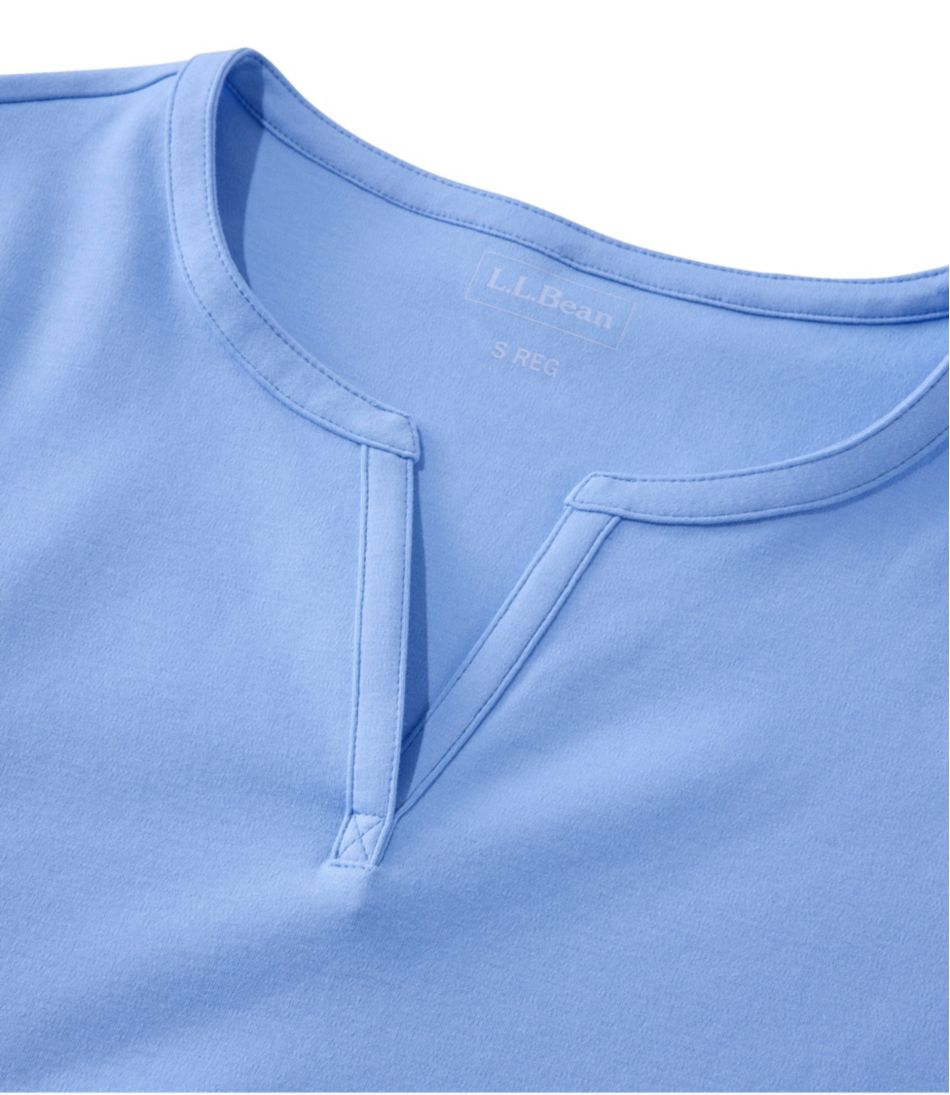 Women's L.L.Bean Tee, Short-Sleeve Notch-Neck L.L.Bean Recommended