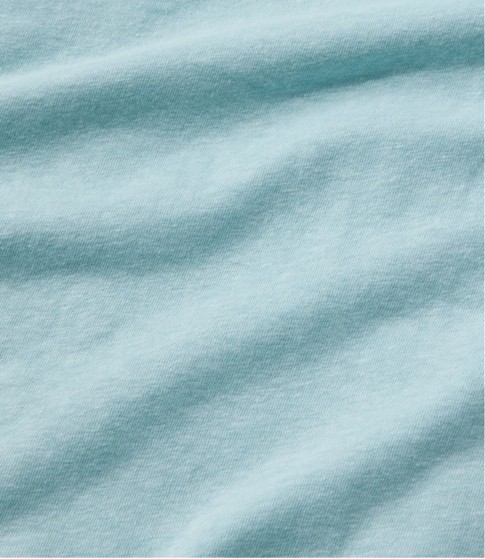 Women's Linen/Cotton Tee, Three-Quarter-Sleeve Splitneck Polo L.L.Bean Classic