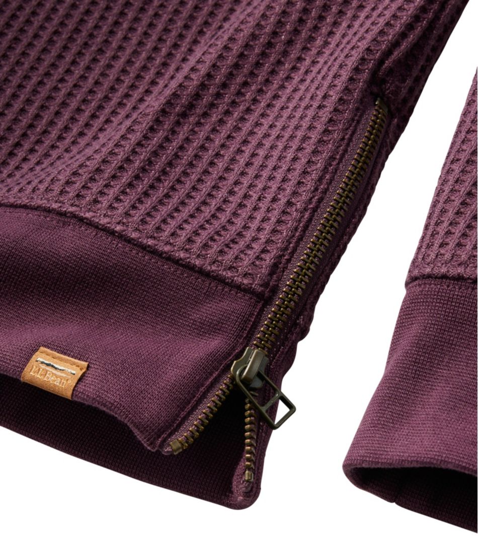 Women's Birchwood Brushed Waffle Top, Crewneck L.L.Bean Best Seller