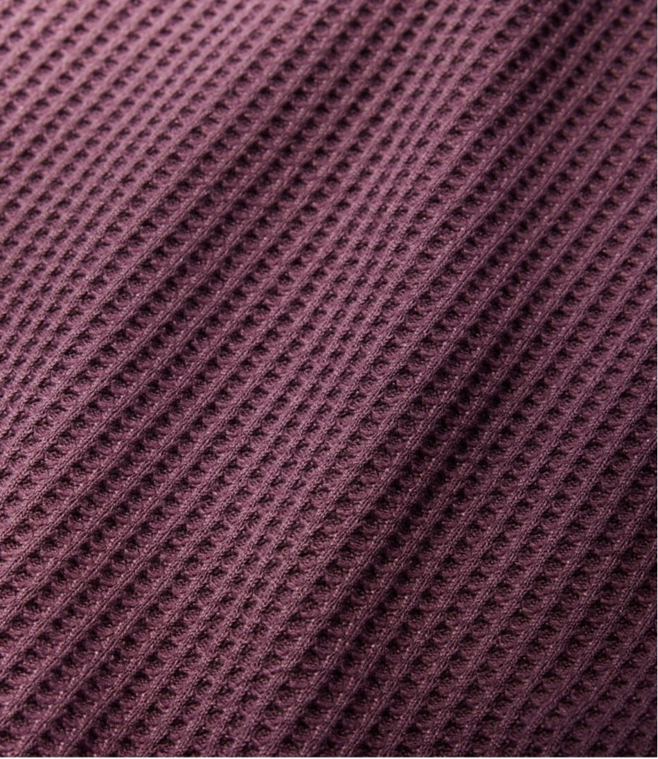 Women's Birchwood Brushed Waffle Top, Crewneck L.L.Bean Best Seller