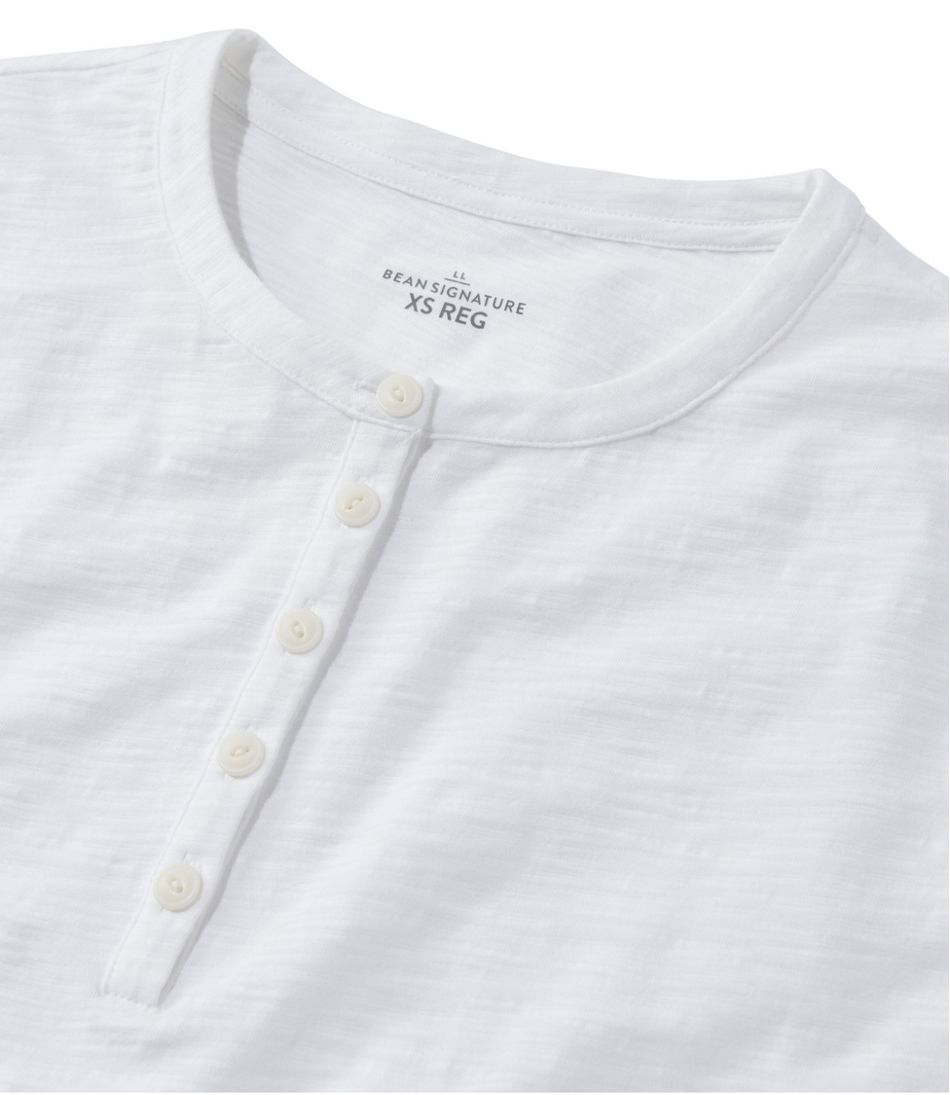 Women's Signature Slub Tee, Short-Sleeve Henley L.L.Bean Everyday