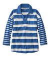 Bright Blue Blocked Stripe