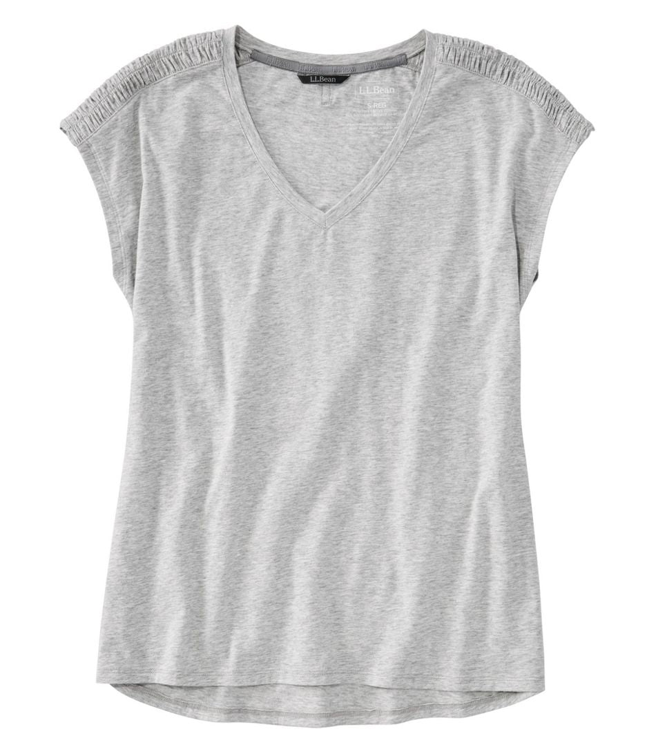 Women's Beyond Soft V-Neck Tee, Short Sleeve L.L.Bean Best Seller