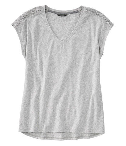 Women's Beyond Soft V-Neck Tee, Short Sleeve L.L.Bean Best Seller