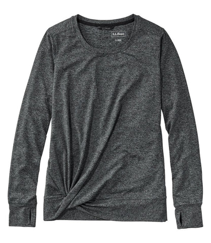 Women's VentureSoft Twist-Front Top, Long-Sleeve L.L.Bean Top Pick
