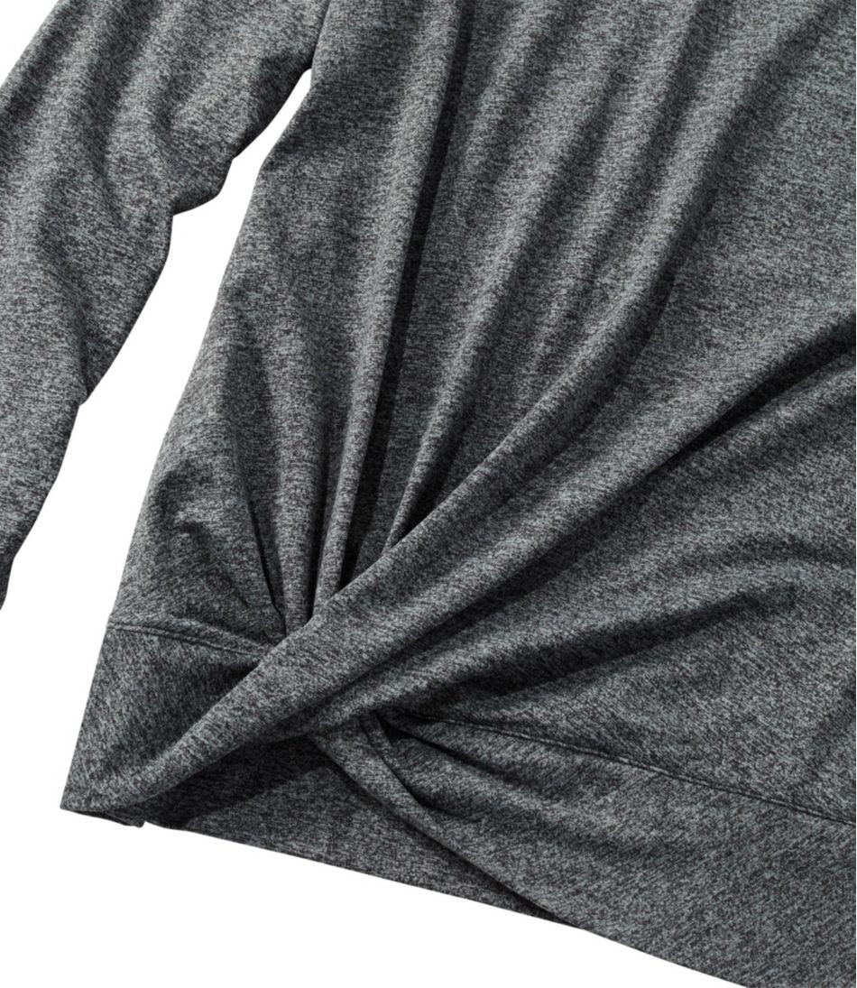 Women's VentureSoft Twist-Front Top, Long-Sleeve L.L.Bean Top Pick