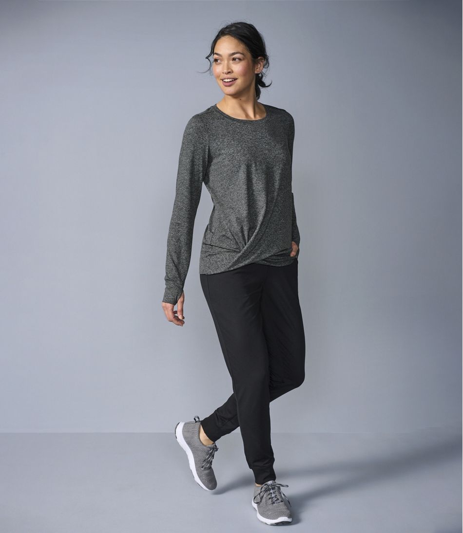 Women's VentureSoft Twist-Front Top, Long-Sleeve L.L.Bean Top Pick