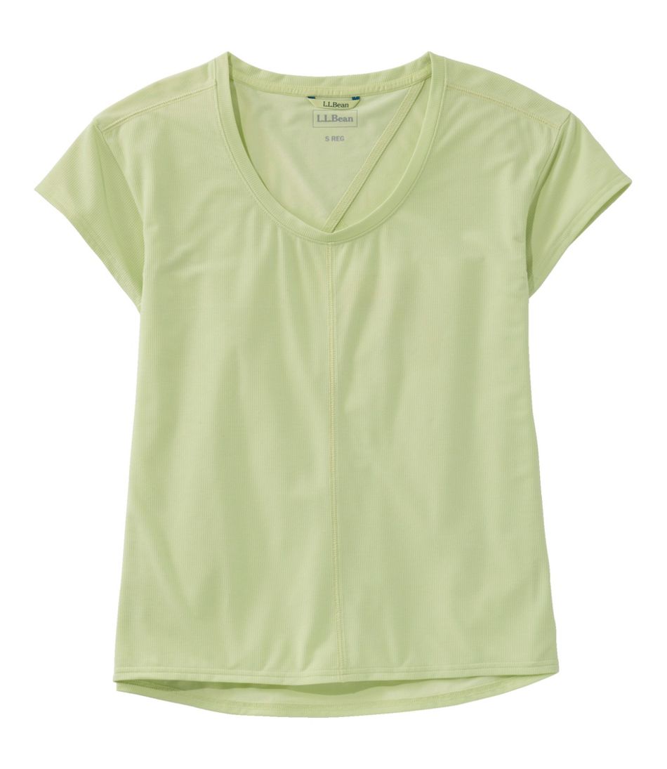 Women's Ribbed Performance Tee, Short-Sleeve L.L.Bean Recommended