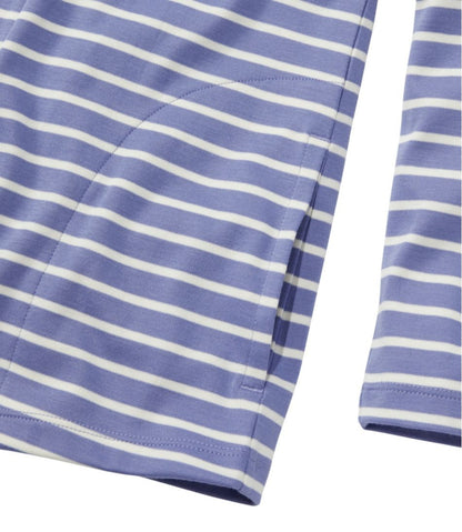 Women's Pima Cotton Open Cardigan, With Pockets Stripe L.L.Bean Featured
