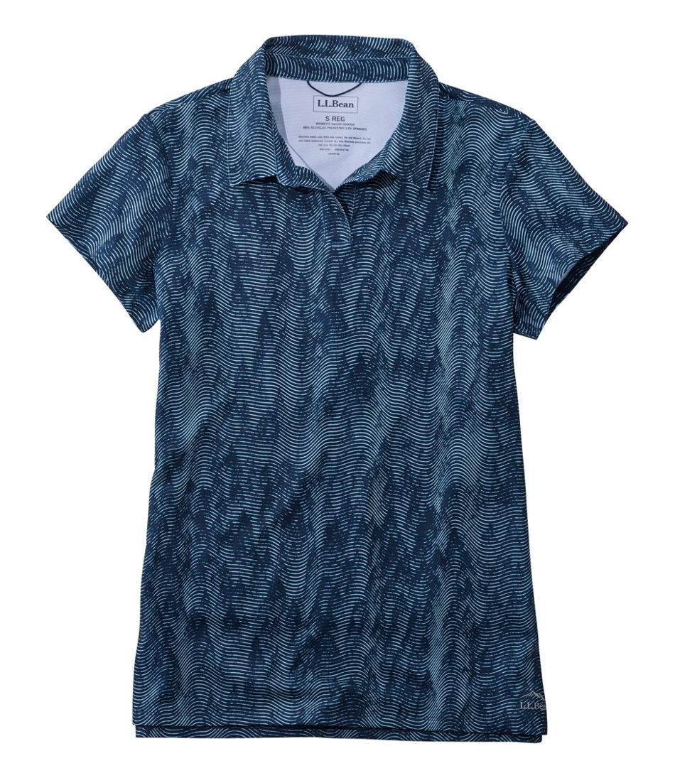 Women's Access Polo, Short-Sleeve Print L.L.Bean Popular