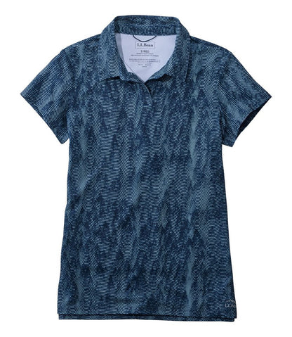 Women's Access Polo, Short-Sleeve Print L.L.Bean Popular