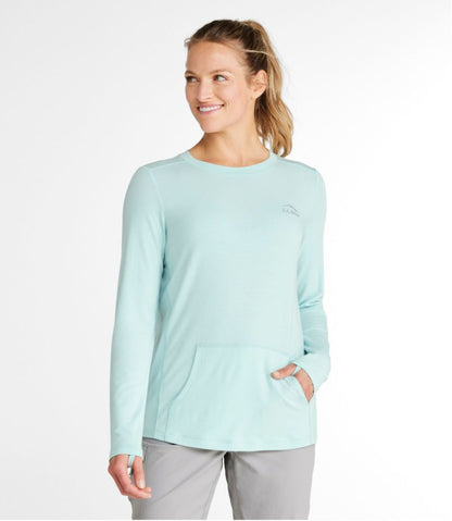 Women's Tropicwear Comfort Crew, Long-Sleeve L.L.Bean Best Seller