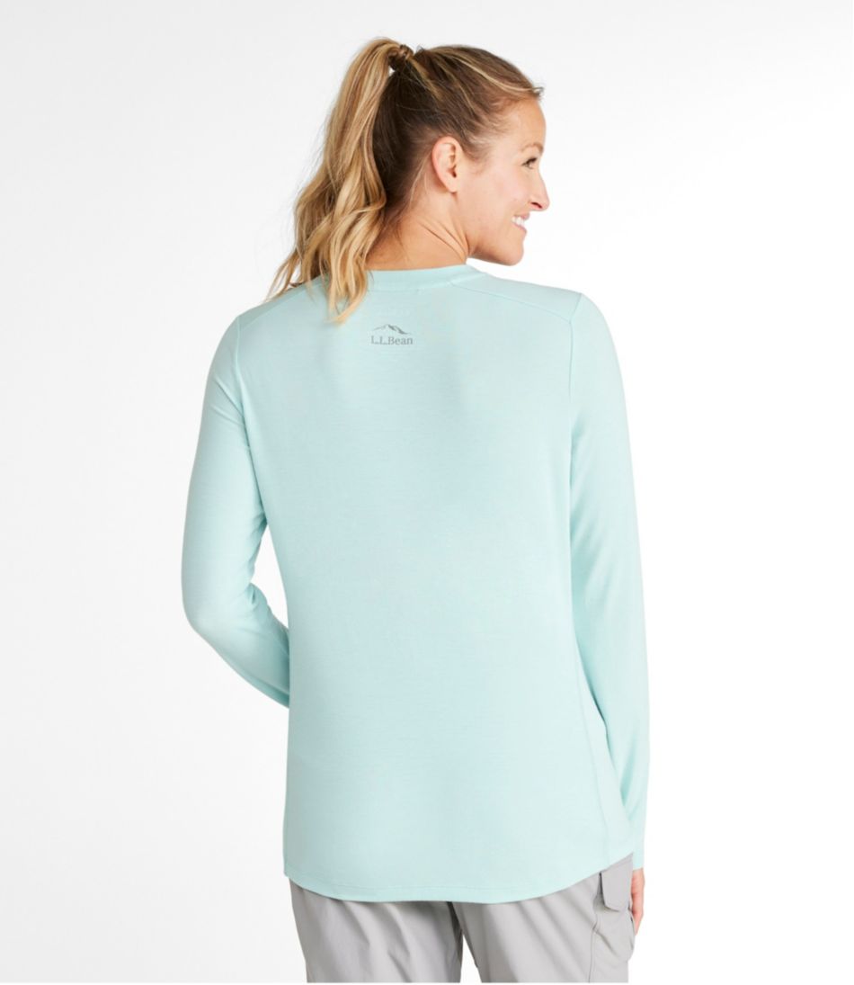 Women's Tropicwear Comfort Crew, Long-Sleeve L.L.Bean Best Seller