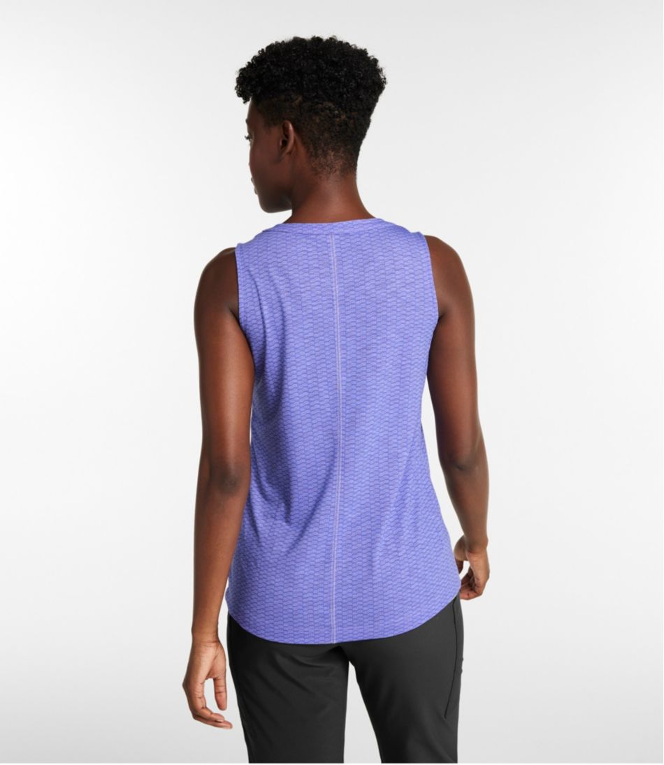 Women's Streamside Tank, Splitneck Print L.L.Bean Top Pick