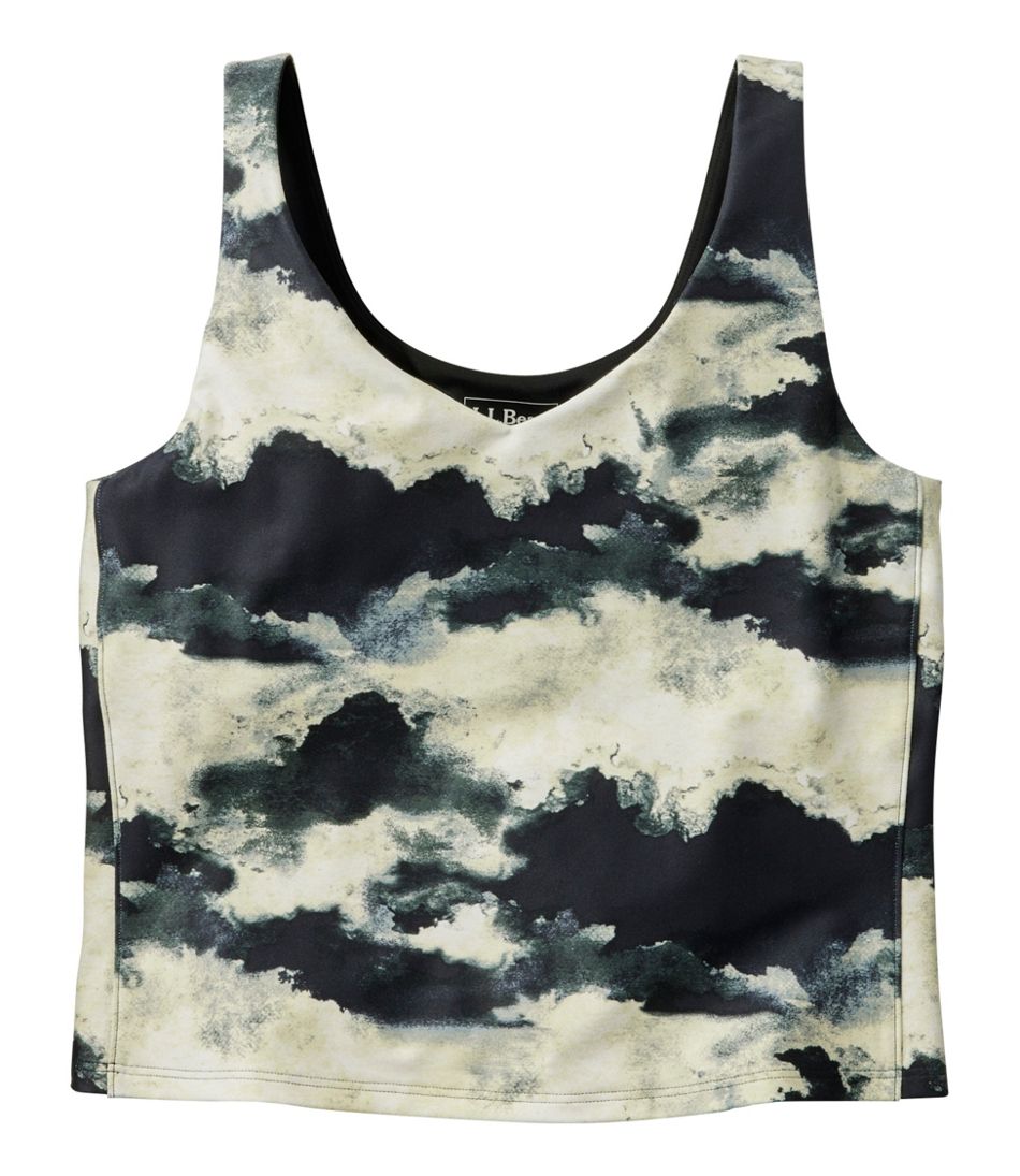 Women's L.L.Bean Everyday Performance Tank, Cropped Print L.L.Bean Value