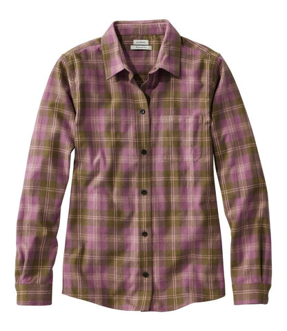 Women's Scotch Plaid Flannel Shirt, Relaxed L.L.Bean New