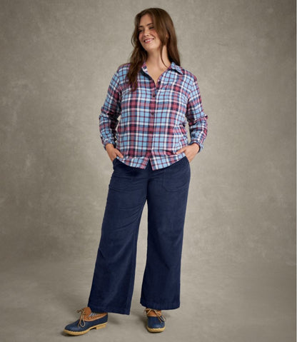 Women's Scotch Plaid Flannel Shirt, Relaxed L.L.Bean New
