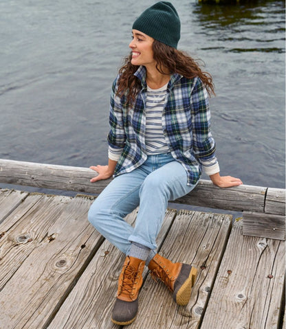 Women's Scotch Plaid Flannel Shirt, Relaxed L.L.Bean New
