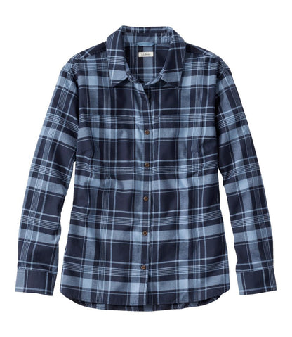 Women's Whisperweight Flannel Shirt, Button-Down L.L.Bean Featured