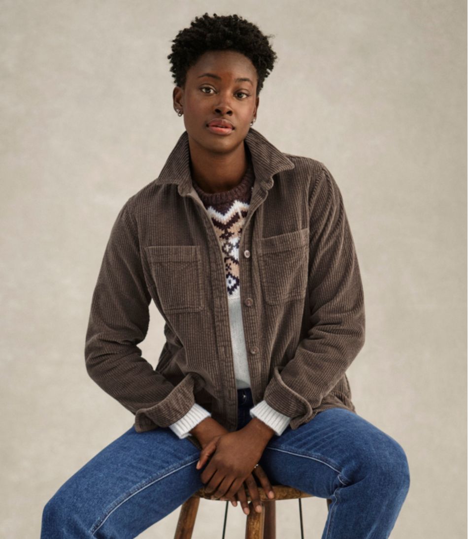 Women's Comfort Corduroy Relaxed Shirt L.L.Bean Popular