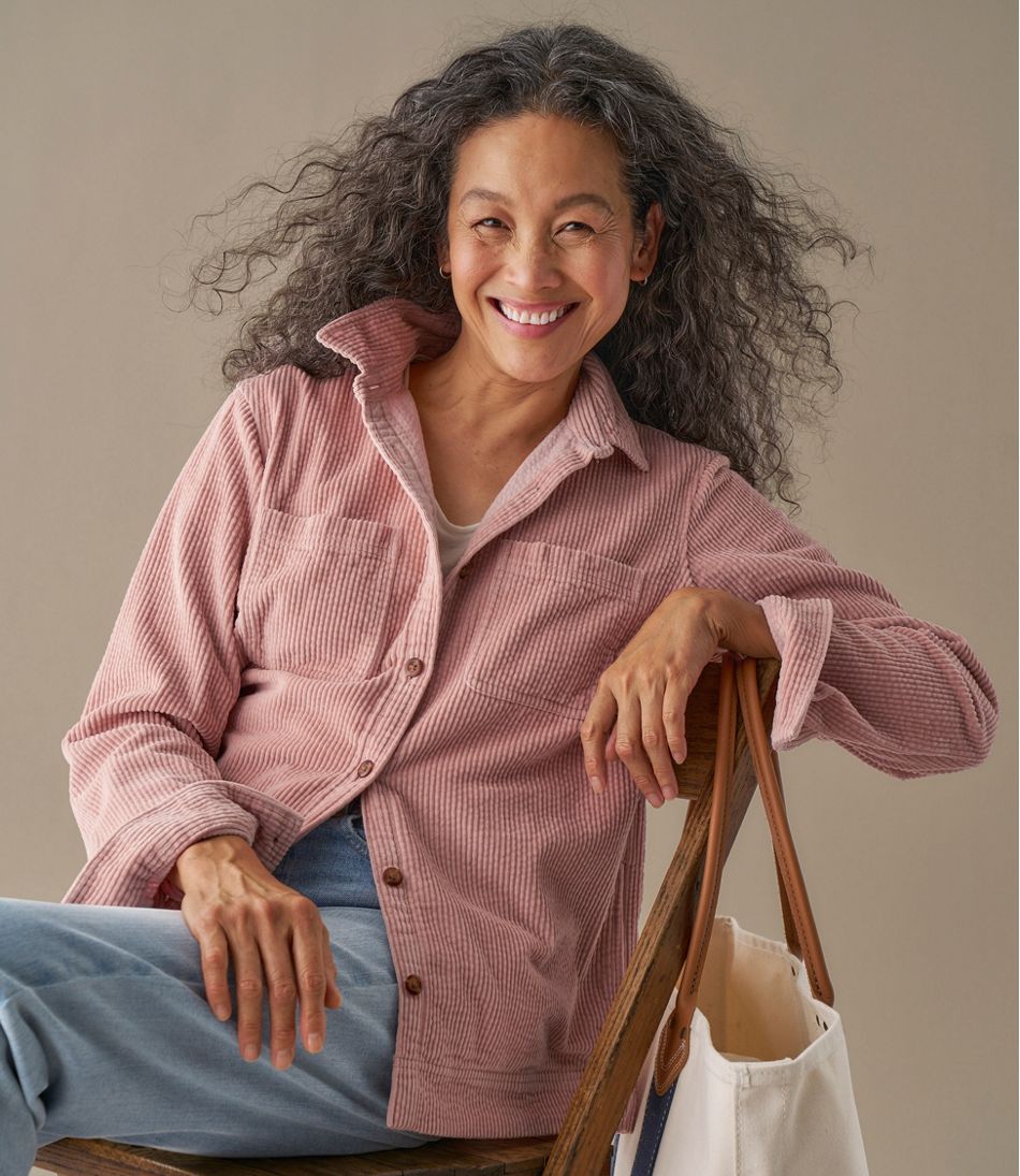 Women's Comfort Corduroy Relaxed Shirt L.L.Bean Popular