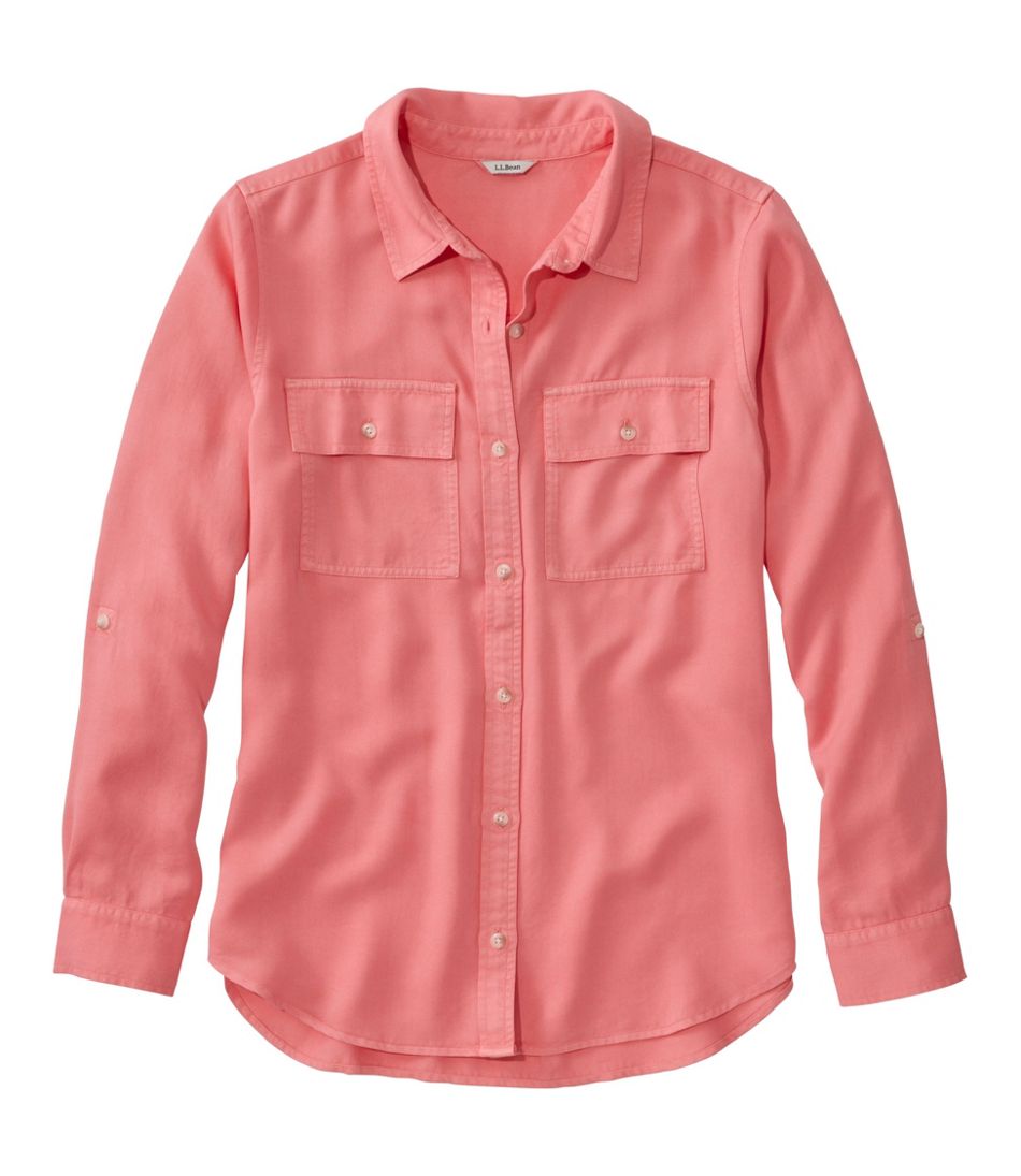 Women's Soft-Washed Utility Shirt L.L.Bean Trending