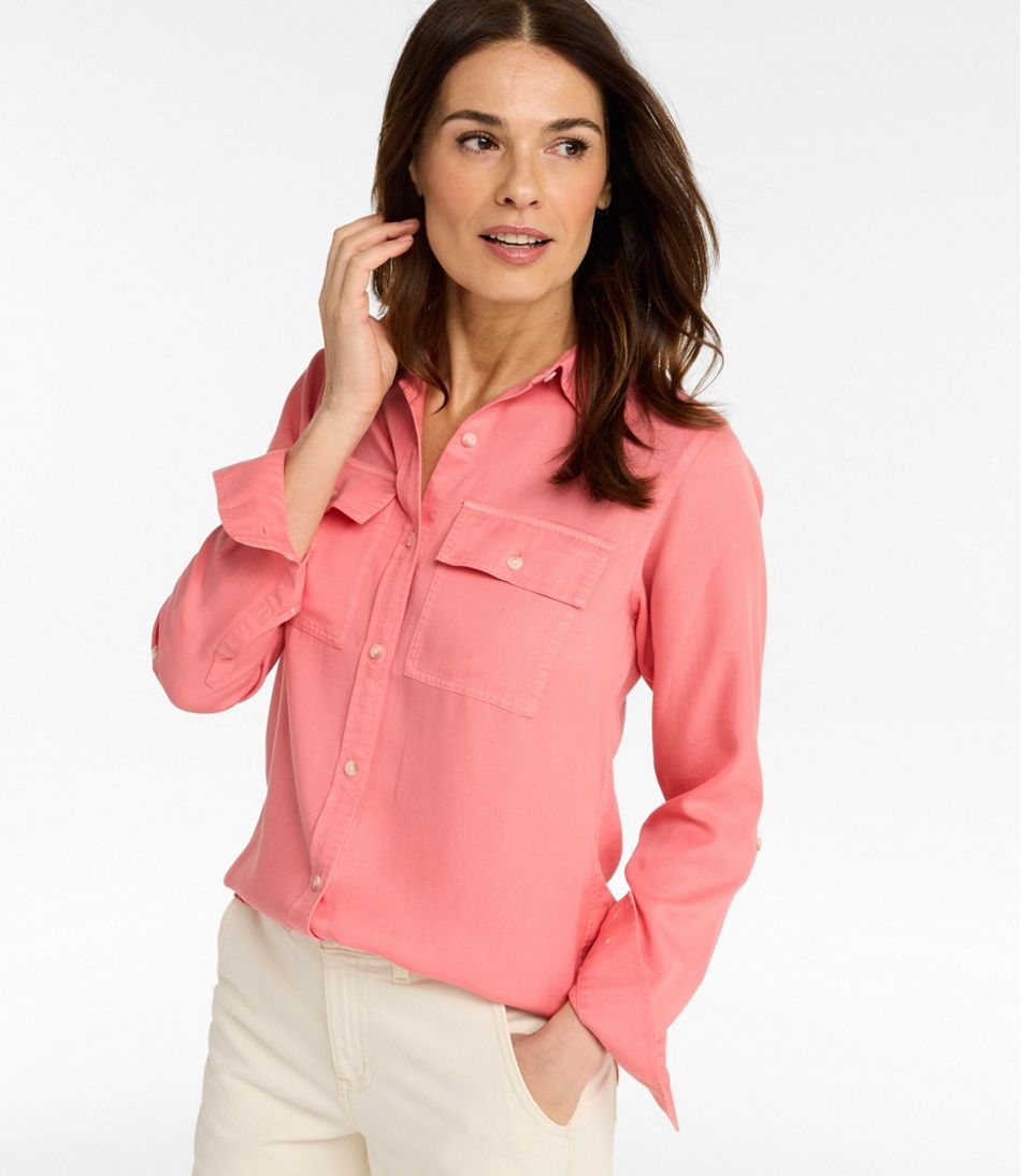 Women's Soft-Washed Utility Shirt L.L.Bean Trending
