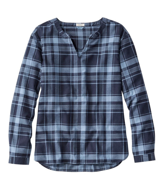 Women's Whisperweight Flannel Popover Shirt L.L.Bean Best Seller