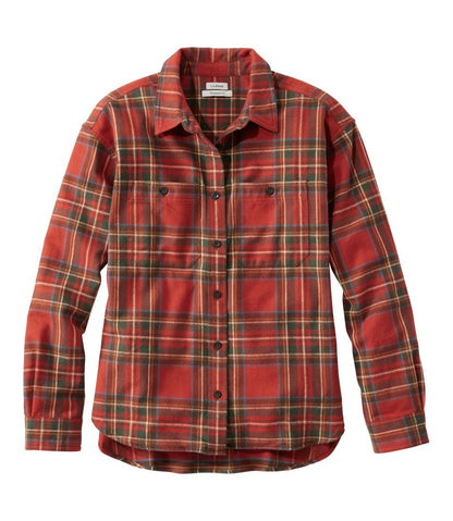 Women's Scotch Plaid Flannel Shirt, Boyfriend L.L.Bean Recommended