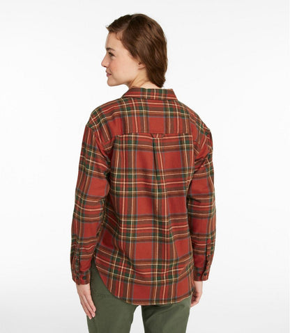 Women's Scotch Plaid Flannel Shirt, Boyfriend L.L.Bean Recommended