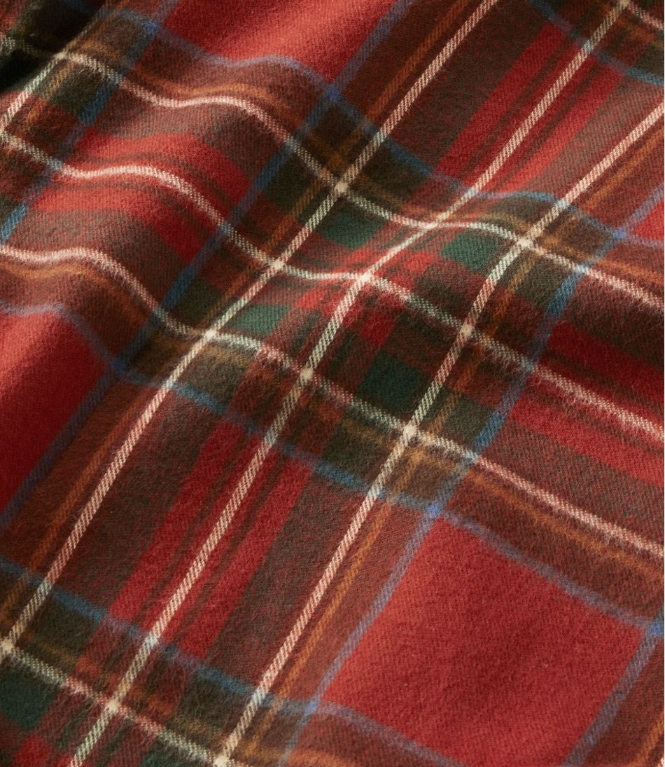 Women's Scotch Plaid Flannel Shirt, Boyfriend L.L.Bean Recommended