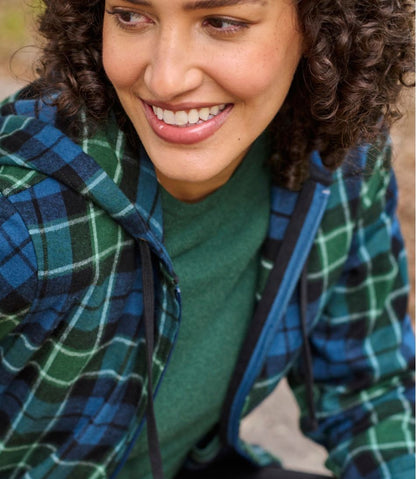 Women's Scotch Plaid Flannel Shirt, Relaxed Zip Hoodie L.L.Bean Classic