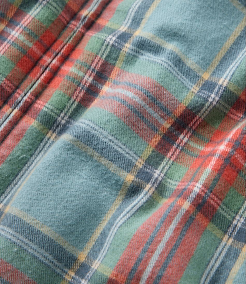 Women's Scotch Plaid Flannel Shirt, Relaxed Zip Hoodie L.L.Bean Classic