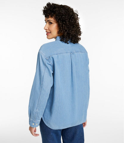 Women's L.L.Bean Denim Boyfriend Shirt L.L.Bean Everyday