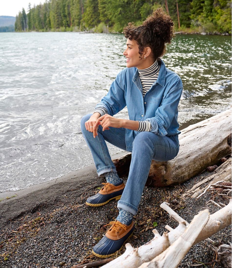 Women's L.L.Bean Denim Boyfriend Shirt L.L.Bean Everyday