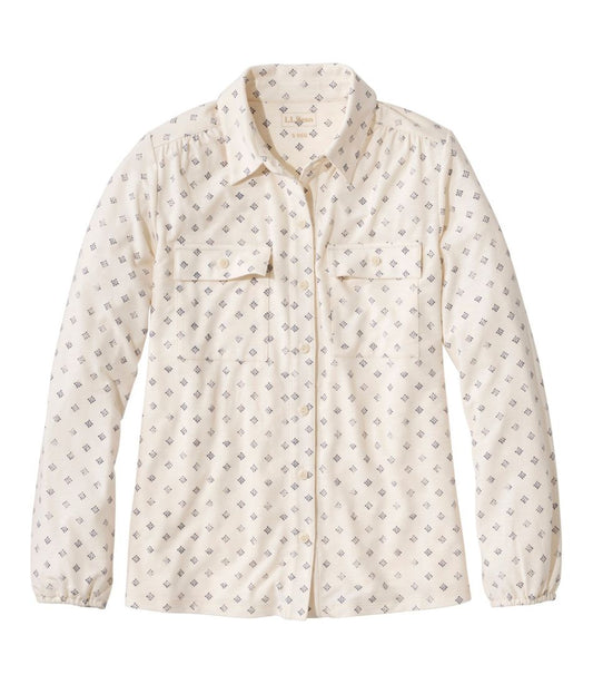 Women's Camden Hills Button Front Shirt, Print L.L.Bean Value