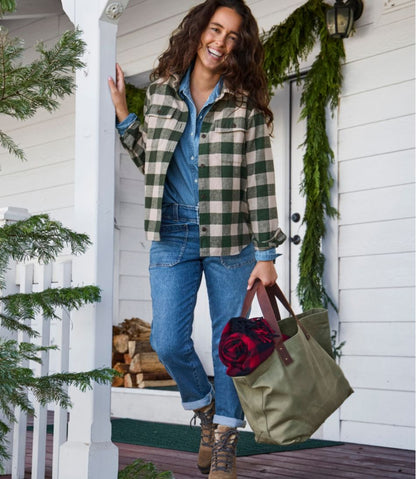Women's Vintage Chamois Shirt L.L.Bean New