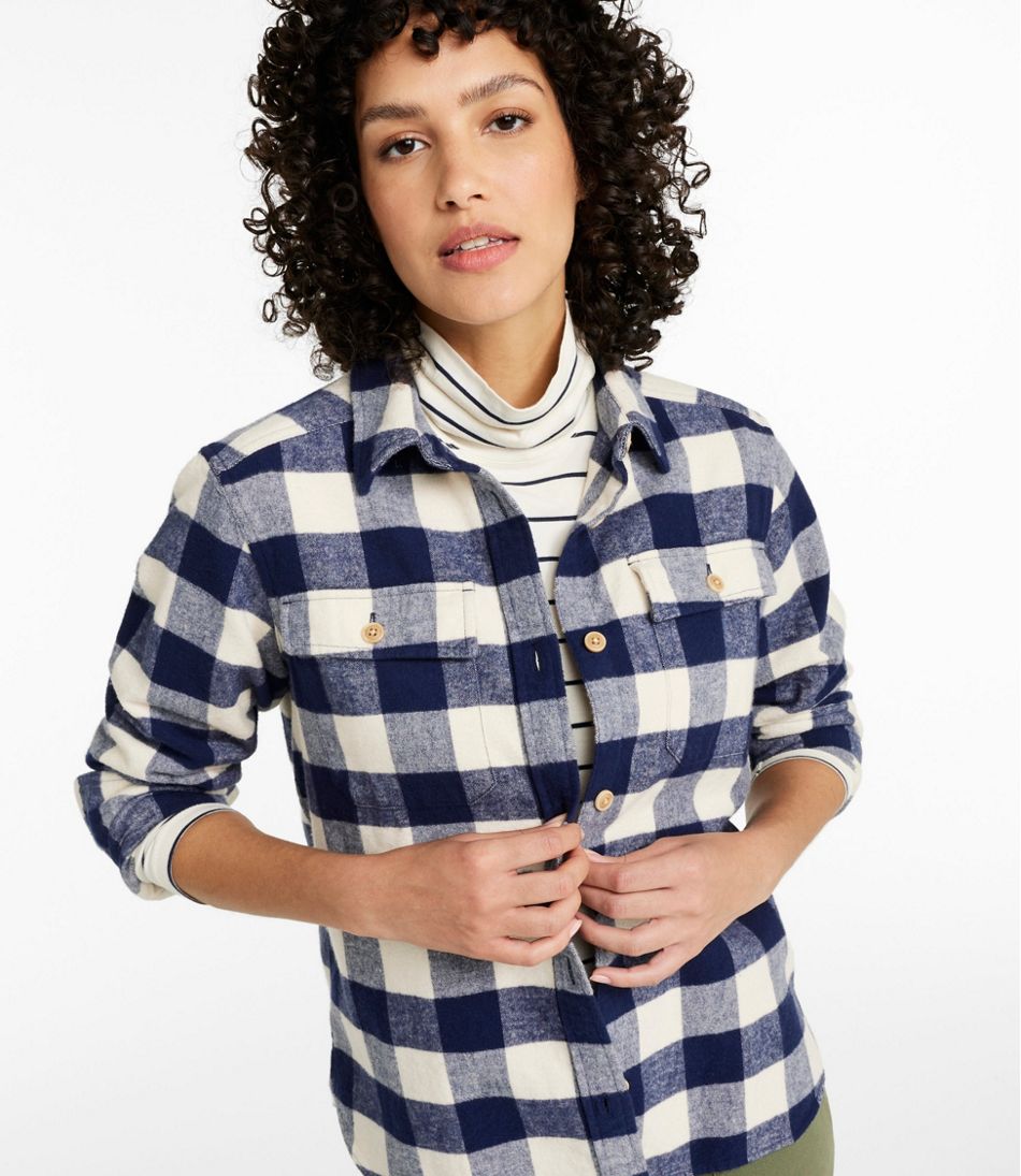 Women's Vintage Chamois Shirt L.L.Bean New
