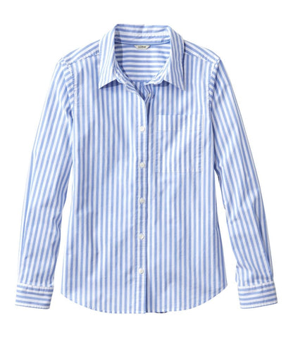 Women's Essential Cotton Poplin Shirt, Long-Sleeve L.L.Bean Trending