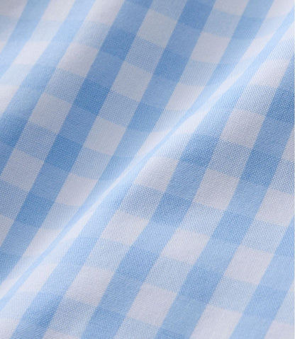 Women's Wrinkle-Free Pinpoint Oxford Shirt, Long-Sleeve Relaxed Fit Plaid L.L.Bean Top Pick