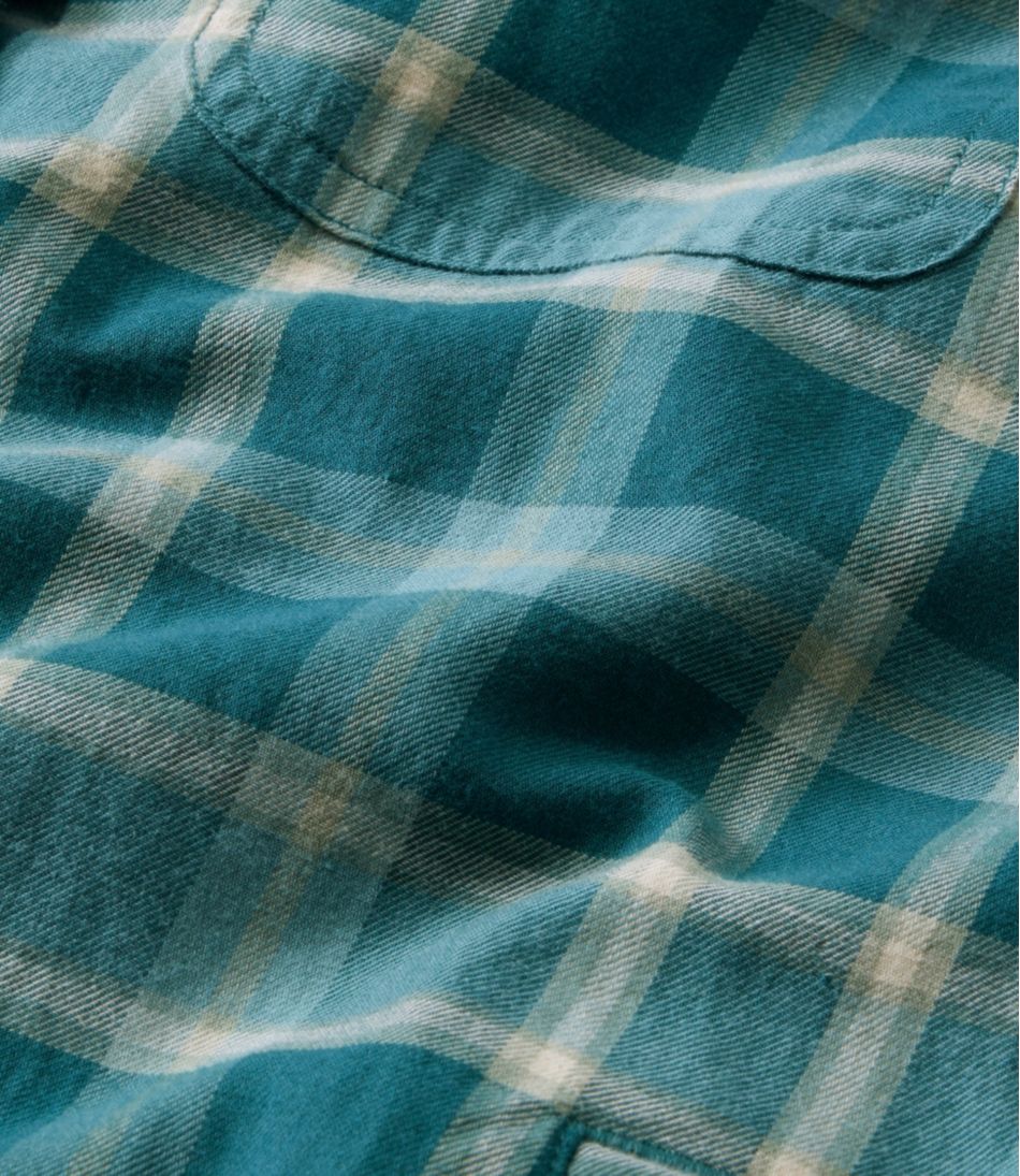 Women's Fleece-Lined Flannel Shirt, Snap-Front Plaid L.L.Bean Classic