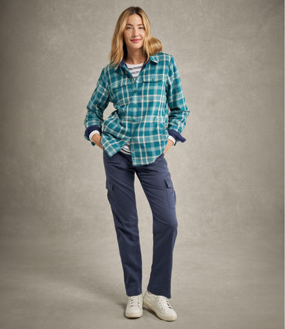 Women's Fleece-Lined Flannel Shirt, Snap-Front Plaid L.L.Bean Classic