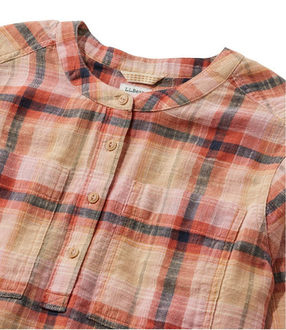Women's L.L.Bean Day Breeze Shirt, Long-Sleeve Collarless L.L.Bean Everyday