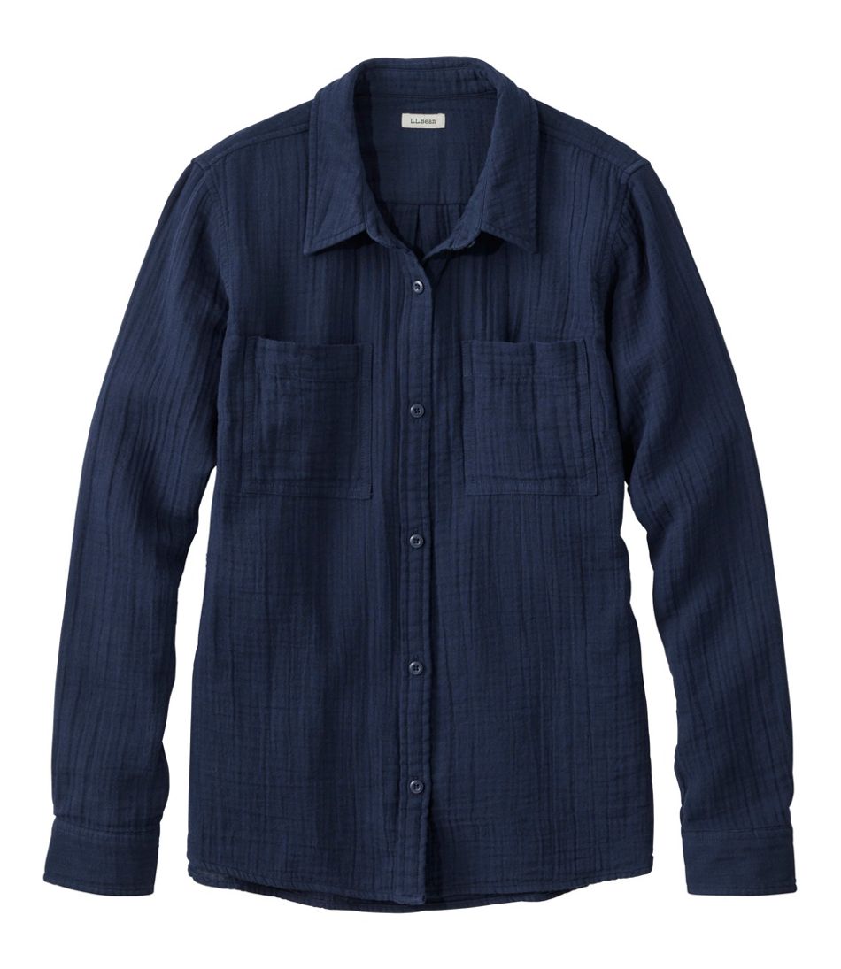 Women's Cloud Gauze Shirt, Long-Sleeve L.L.Bean Featured