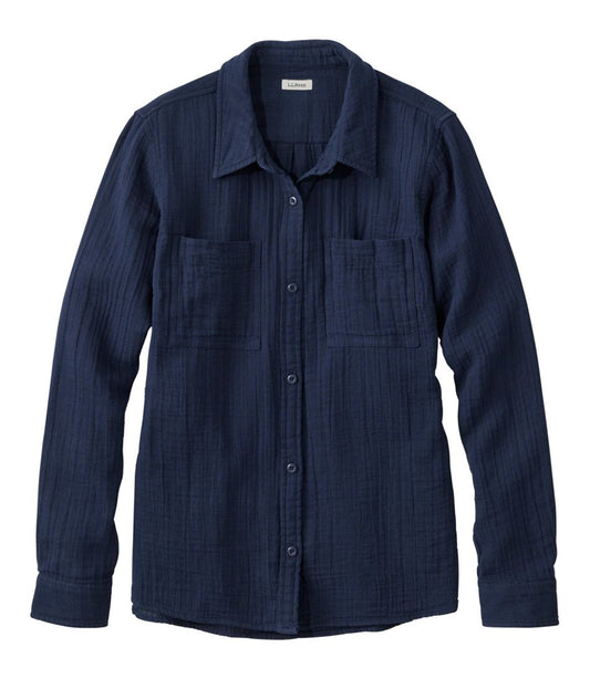 Women's Cloud Gauze Shirt, Long-Sleeve L.L.Bean Featured